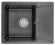 6201, ЧЁРНЫЙ, кухонная мойка, кварц