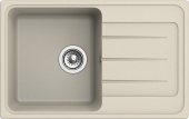 EWIGSTEIN Мойка ELEGANT 50F  1-чаша+крыло 762*480мм темно-бежевый арт.EW-