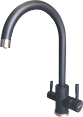 EWIGSTEIN Смеситель для кухни U-обр. с краном питьевой воды D-35мм антрацит арт. EWIGSTEIN Смеситель для кухни U-обр. с краном питьевой воды D-35мм антрацит арт.