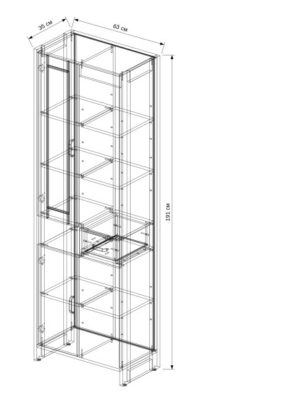 60 Пенал-шкаф "Fernanda 60"