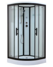 Timo Standart T-6601 Black Fabric душевая кабина (100*100*220), шт Timo Standart T-6601 Black Fabric душевая кабина (100*100*220), шт