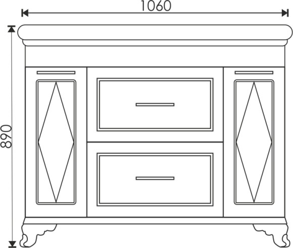 105 Тумба "Viktoria 105" (ум. Дуглас -105/Виктория-100)
