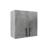 600 Шкаф навесной (для посуды) под сушку - Цемент светлый 600 Шкаф навесной (для посуды) под сушку - Цемент светлый