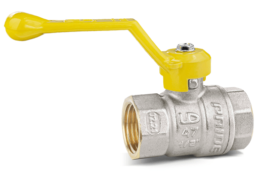 Кран шаровой латунный LD Pride 47.25.В-В.Р рычаг GAS