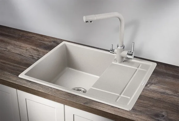6501, БАЗАЛЬТ, кухонная мойка, кварц