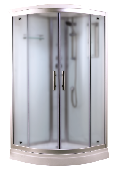 Timo Standart T-6609 Silver Fabric душевая кабина (90*90*220), шт