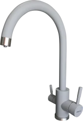 EWIGSTEIN Смеситель для кухни U-обр. с краном питьевой воды D-35мм серый металлик арт. EWIGSTEIN Смеситель для кухни U-обр. с краном питьевой воды D-35мм серый металлик арт.
