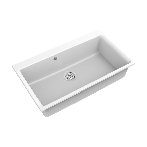 Мойка кухонная RIVELATO Axel 90, 860x510, Х-90 иней, кварц