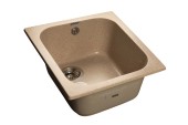 GRANFEST Мойка STANDART 430  1-чаша 430*500мм бежевый арт.GF-