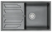 8601, ШВАРЦ (чёрный металлик), кухонная мойка, кварц 8601, ШВАРЦ (чёрный металлик), кухонная мойка, кварц