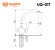 Cмеситель ULGRAN Quartz UQ-017-08, космос Cмеситель ULGRAN Quartz UQ-017-08, космос