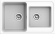 EWIGSTEIN Мойка ELEGANT 80D  2-чаши 780*480мм иней арт.EW-