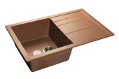 GRANFEST Мойка QUADRO 780L  1-чаша+крыло 770*495мм терракот арт.GF- GRANFEST Мойка QUADRO 780L  1-чаша+крыло 770*495мм терракот арт.GF-