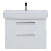 Тумба Q MAX, 80 см, подвесная, 2 ящика, белый глянец Тумба Q MAX, 80 см, подвесная, 2 ящика, белый глянец