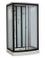 Timo Standart T-6615 Black Fabric душевая кабина (120*90*220), шт