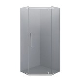 Душевое ограждение Erlit ER10109V-C4 (900x900x2000) пятиугольное, тонированное Душевое ограждение Erlit ER10109V-C4 (900x900x2000) пятиугольное, тонированное