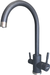 EWIGSTEIN Смеситель для кухни U-обр. с краном питьевой воды D-35мм черный арт. EWIGSTEIN Смеситель для кухни U-обр. с краном питьевой воды D-35мм черный арт.