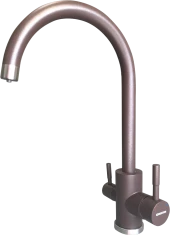 EWIGSTEIN Смеситель для кухни U-обр. с краном питьевой воды D-35мм шоколад арт. EWIGSTEIN Смеситель для кухни U-обр. с краном питьевой воды D-35мм шоколад арт.