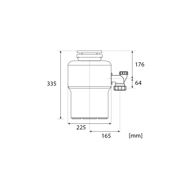 Измельчитель пищевых отходов бытовой STATUS PREMIUM 300
