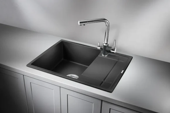 6501, ТУРМАЛИН, кухонная мойка, кварц