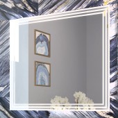 80 Зеркало "Francesca 80" с LED подсветкой с сенсорным выключателем 80 Зеркало "Francesca 80" с LED подсветкой с сенсорным выключателем