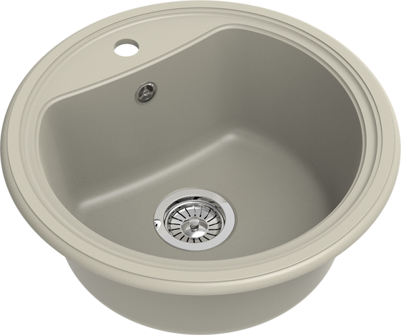 EWIGSTEIN Мойка ANTIK R50  1-чаша D-520мм топаз арт.EW-