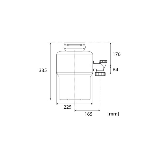 Измельчитель пищевых отходов бытовой STATUS PREMIUM 400