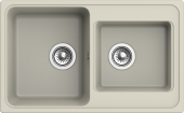 EWIGSTEIN Мойка ELEGANT 80D  2-чаши 780*480мм топаз арт.EW-