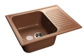 GRANFEST Мойка STANDART 645L  1-чаша+крыло 645*498мм терракот арт.GF- GRANFEST Мойка STANDART 645L  1-чаша+крыло 645*498мм терракот арт.GF-