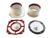 VIVAT Адаптер раздельный d 80 мм двублочный для перехода на двухтрубную систему (Immergas)