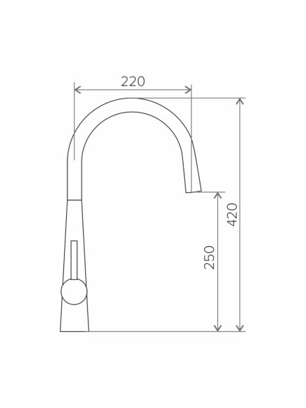 Смеситель кухонный TOLERO Barcelona