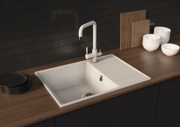Cмеситель ULGRAN Quartz UQ-019-04, платина Cмеситель ULGRAN Quartz UQ-019-04, платина