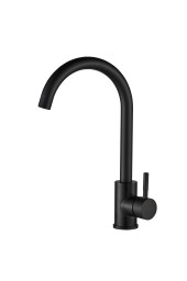 FK01B Смеситель для кухни нержавейка, черный EvaGold FK01B Смеситель для кухни нержавейка, черный EvaGold