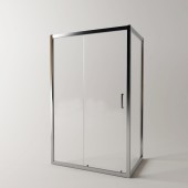 EG1CF Душевое ограждение в проем EvaGold 110х190, профиль хром, матовое стекло EG1CF Душевое ограждение в проем EvaGold 110х190, профиль хром, матовое стекло