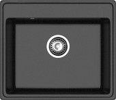 GRANFEST Мойка VERTEX 580  1-чаша 580*500мм черный арт.GF- GRANFEST Мойка VERTEX 580  1-чаша 580*500мм черный арт.GF-