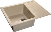 GRANFEST Мойка QUADRO 650L  1-чаша+крыло 650*500мм бежевый арт.GF- GRANFEST Мойка QUADRO 650L  1-чаша+крыло 650*500мм бежевый арт.GF-