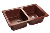 GRANFEST Мойка STANDART 780K  2 чаши 780*510мм красный марс арт.GF- GRANFEST Мойка STANDART 780K  2 чаши 780*510мм красный марс арт.GF-