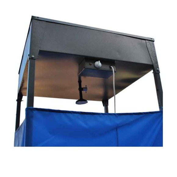 Душ дачный Электромаш, с подогревом (бак антикорроз, 128л)