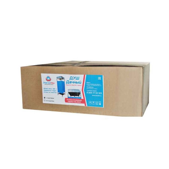 Душ дачный Электромаш, с подогревом (бак антикорроз, 128л)