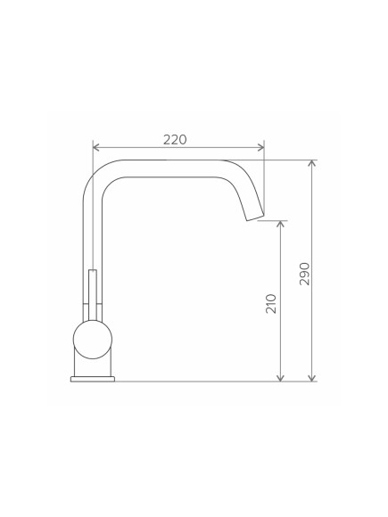 Смеситель кухонный TOLERO Saragoza