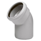 Колено Silenta 50х45 из ПВХ Хакан Колено Silenta 50х45 из ПВХ Хакан
