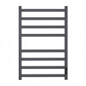 Полотенцесушитель электрический Point Меркурий PN83858GR П8 500x800, диммер справа, графит премиум