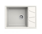 GRANFEST Мойка VERTEX 680L  1-чаша+крыло 680*500мм белый арт.GF- GRANFEST Мойка VERTEX 680L  1-чаша+крыло 680*500мм белый арт.GF-