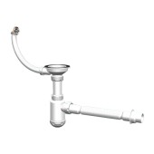 Сифон одинарный Sanplast GRAND 3 1/2" с круглым переливом + гофра. арт. СНР 370-11-01 Сифон одинарный Sanplast GRAND 3 1/2" с круглым переливом + гофра. арт. СНР 370-11-01