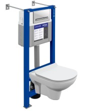 Комплект CITY CO DPL EO slim инсталляция AQUA SMART M40 кнопка PILOT стекло белый Комплект CITY CO DPL EO slim инсталляция AQUA SMART M40 кнопка PILOT стекло белый