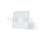 Экран защитный 500*500(зерк. нерж.) с отверстием 210