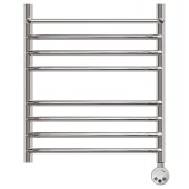 Полотенцесушитель электрический Point Альфа PN05156SPE П7 500x600 с полкой левый/правый, хром