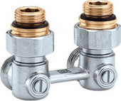 Узел нижнего подключения Oventrop Multiflex F 1/2&quot;HPx3/4&quot;HP угловой