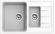 EWIGSTEIN Мойка ELEGANT 60KF  1,5-чаши+крыло 782*480мм иней арт.EW-
