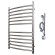 Полотенцесушитель электрический Point Альфа PN05158SE П12 500x800 левый/правый, хром